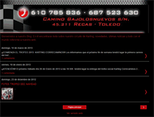 Tablet Screenshot of kartingcorrecaminos.blogspot.com