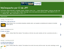 Tablet Screenshot of mydespacho.blogspot.com