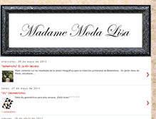 Tablet Screenshot of madamemodalisa.blogspot.com