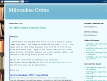 Tablet Screenshot of milwaukeecrime.blogspot.com