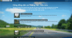 Desktop Screenshot of congdonghoanghai.blogspot.com