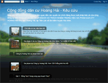Tablet Screenshot of congdonghoanghai.blogspot.com