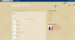 Desktop Screenshot of cocainheart.blogspot.com