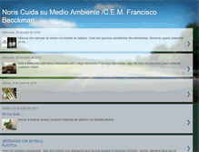 Tablet Screenshot of noriscuidasumedioambiente.blogspot.com