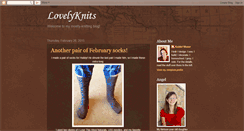 Desktop Screenshot of lovelyknits.blogspot.com