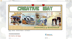 Desktop Screenshot of isay-creativegenius.blogspot.com