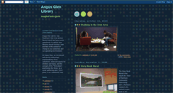 Desktop Screenshot of angusglenlibrary.blogspot.com