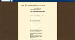 Desktop Screenshot of anciennes-franciscaines-list.blogspot.com