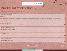 Tablet Screenshot of englishforyourschool3.blogspot.com