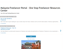 Tablet Screenshot of malaysiafreelanceportal.blogspot.com