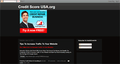 Desktop Screenshot of creditscoreusa.blogspot.com