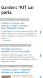 Mobile Screenshot of gardensnotcarparks.blogspot.com