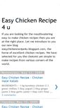 Mobile Screenshot of easychickenrecipe4u.blogspot.com