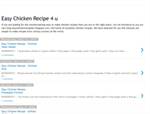 Tablet Screenshot of easychickenrecipe4u.blogspot.com