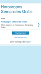 Mobile Screenshot of horoscopossemanalesgratis.blogspot.com