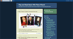 Desktop Screenshot of pianowizard.blogspot.com