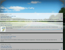 Tablet Screenshot of homehealthremediesbycathy.blogspot.com