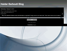 Tablet Screenshot of haidarbarbouti.blogspot.com