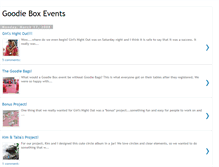 Tablet Screenshot of goodieboxevents.blogspot.com