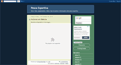 Desktop Screenshot of blogdapesca.blogspot.com