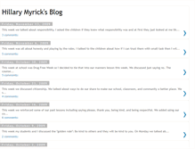 Tablet Screenshot of hillarymyrick.blogspot.com