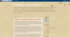 Desktop Screenshot of courageandcancer.blogspot.com