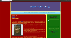 Desktop Screenshot of incrediblealmanac.blogspot.com