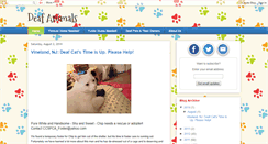 Desktop Screenshot of deafanimals.blogspot.com