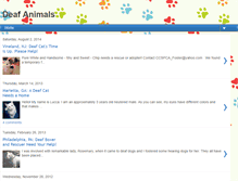 Tablet Screenshot of deafanimals.blogspot.com