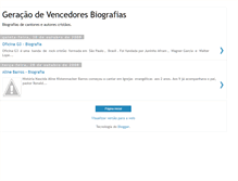 Tablet Screenshot of geracaodevencedores-biografias.blogspot.com