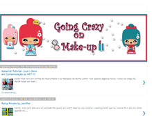 Tablet Screenshot of goingcrazyonmakeup.blogspot.com