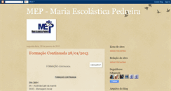 Desktop Screenshot of mep-mariaescolasticapedreira.blogspot.com