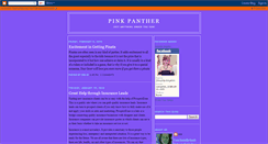 Desktop Screenshot of mypinkpanther.blogspot.com