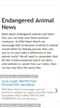 Mobile Screenshot of endangeredanimalnews.blogspot.com