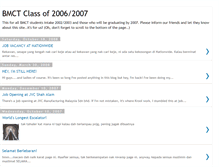 Tablet Screenshot of bmctclassof2007.blogspot.com