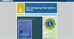 Desktop Screenshot of lionsclubgeorgetown.blogspot.com