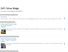 Tablet Screenshot of 2471silverridge.blogspot.com