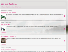 Tablet Screenshot of emilywilson-wearefashion.blogspot.com