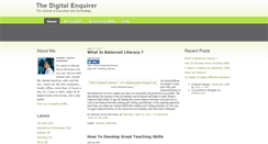 Desktop Screenshot of digitalenquirer.blogspot.com