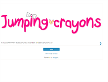 Tablet Screenshot of jumpingcrayons.blogspot.com