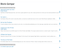 Tablet Screenshot of bisnisgempar.blogspot.com