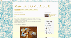 Desktop Screenshot of makelifeloveable.blogspot.com