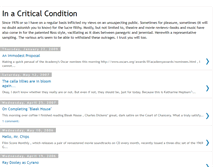Tablet Screenshot of in-a-critical-condition.blogspot.com