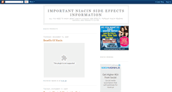 Desktop Screenshot of niacin-side-effects.blogspot.com