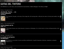 Tablet Screenshot of gotasdeltintero.blogspot.com