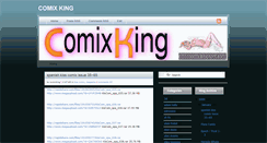 Desktop Screenshot of comixking.blogspot.com