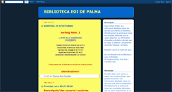 Desktop Screenshot of bibliotecaeoipalma.blogspot.com
