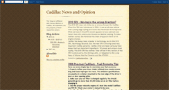 Desktop Screenshot of cadillacnewsman.blogspot.com