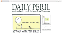 Desktop Screenshot of dailyperil.blogspot.com