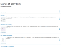 Tablet Screenshot of dailyperil.blogspot.com